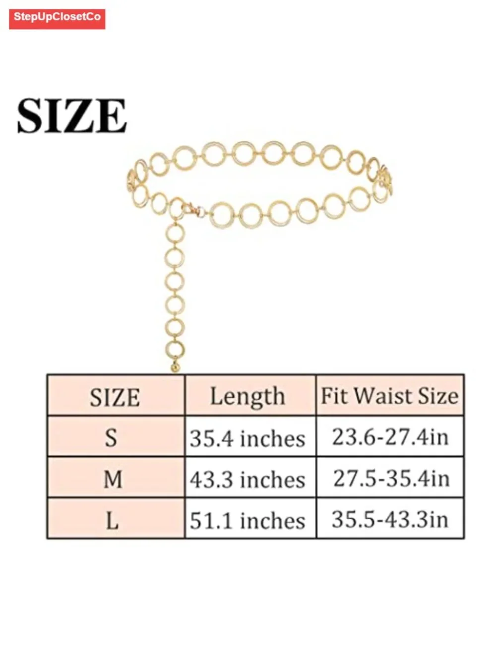 Vintage Concho Chain Belt Adjustable Waist Body Jewelry Women Alloy Turquoise